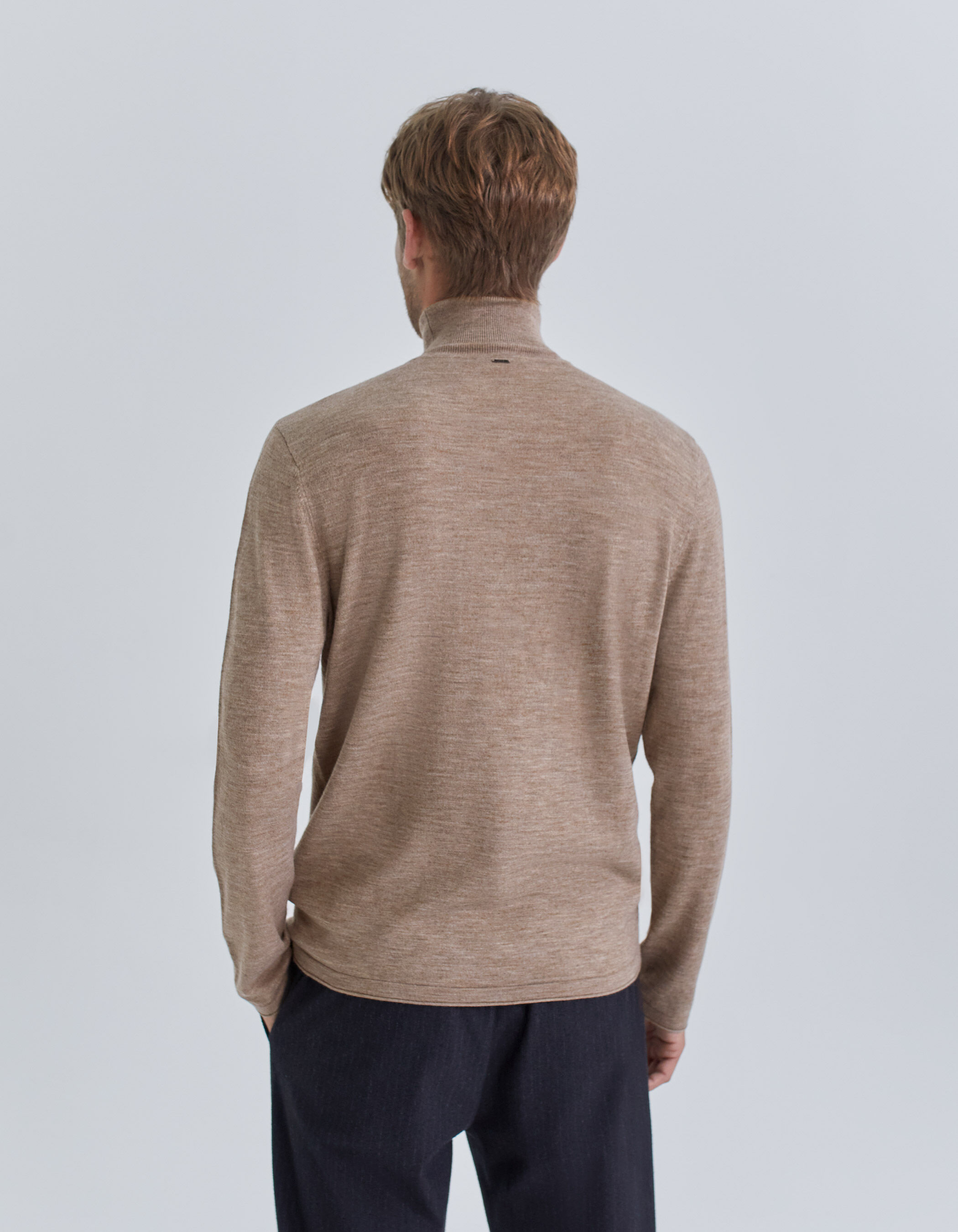 Tricot col sales roulé homme