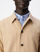 Chaqueta de traje de esp&iacute;ritu overshirt beige oscuro-4