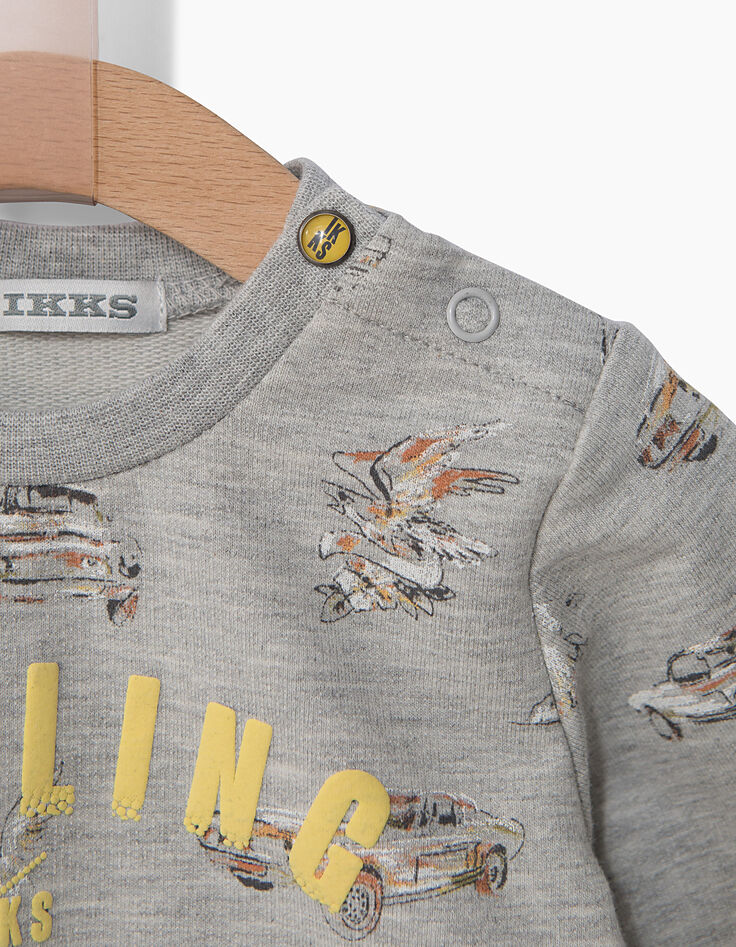 Graues Sweatshirt -4 Graues Sweatshirt -4