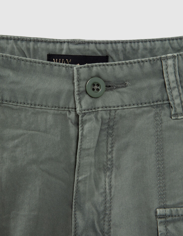 Short kaki esprit army fille-2