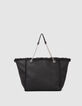 Bolso cab&aacute;s oversize negro forrado reversible mujer-1