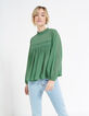 Vloeiende blouse Victoriaanse kraag I.Code-2