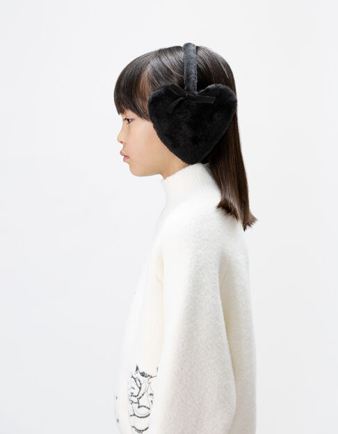 Orejeras negras corazón niña - IKKS