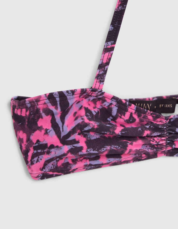 Bikini zwart tie and dye meisjes-2