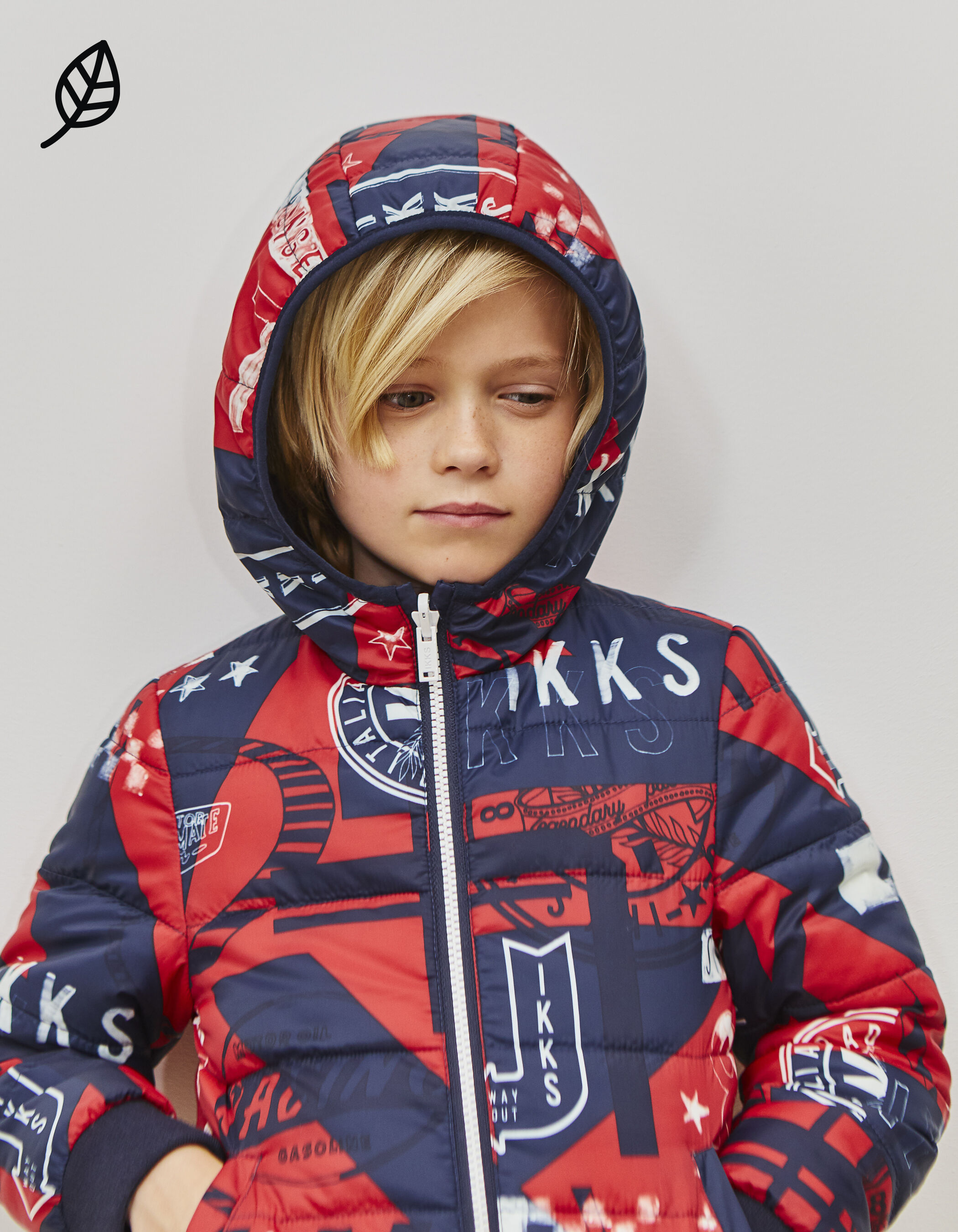 Doudoune reversible imprimee garcon IKKS