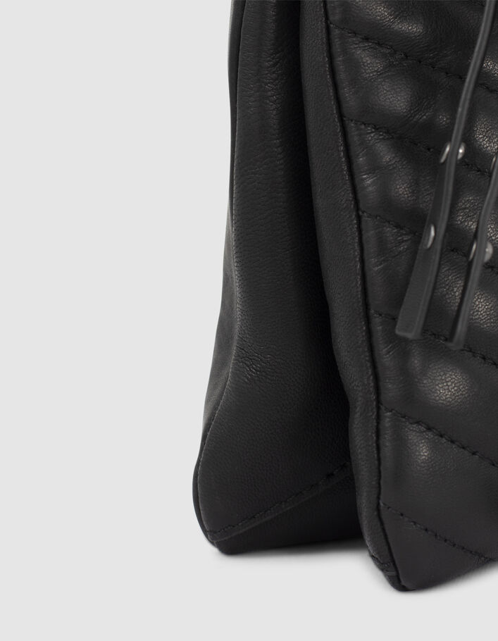 Damen-Tasche 1440 REPORTER aus gestepptem Leder-5