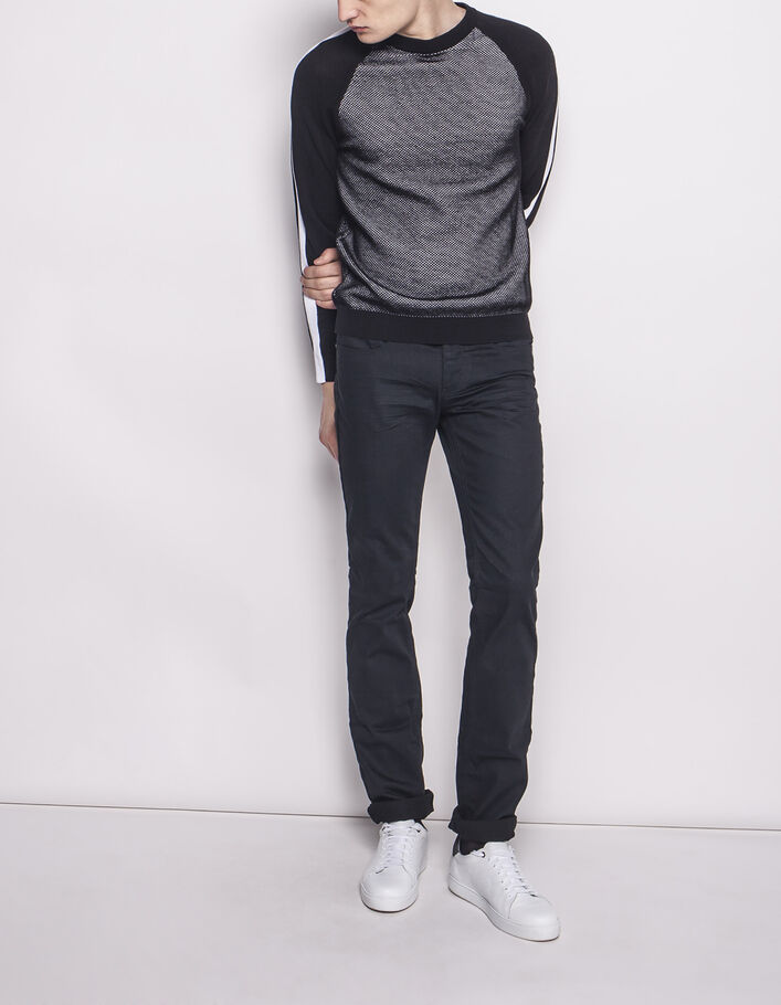 Pull bicolore homme-2