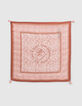 Ch&egrave;che &eacute;cru motifs l&eacute;opard-coeurs et message fille-2