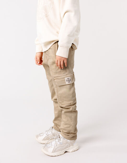 Beige BATTLE-Jungenjeans - IKKS