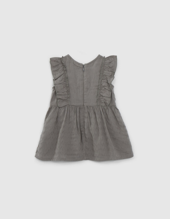 Baby girls’ LENZING™ ECOVERO™ dress, chevron jacquard - IKKS