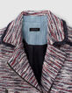 Chaqueta azul marino mini me lana tweed niña-3