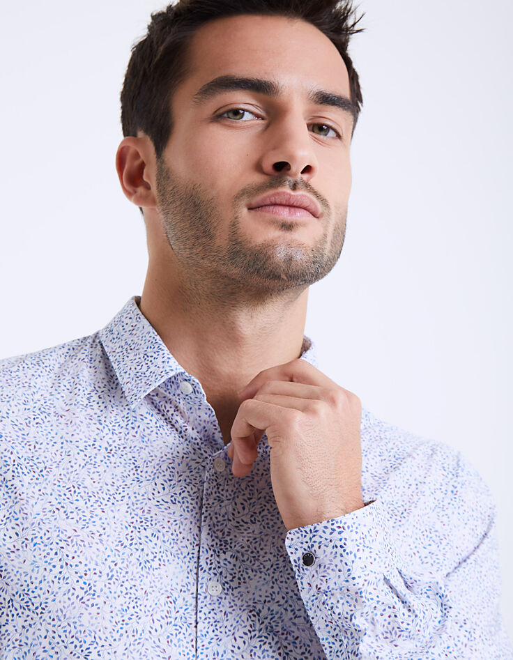 Camisa slim Liberty de hojas shadow Hombre-2 Camisa slim Liberty de hojas shadow Hombre-2