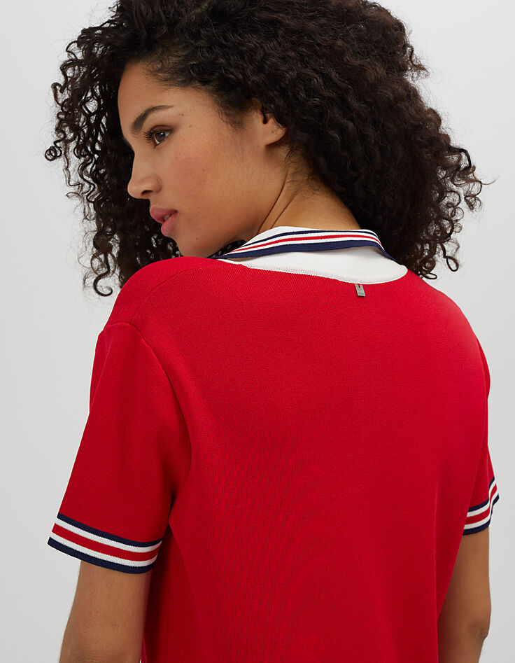Sportliches Kleid in Rot I.Code-2