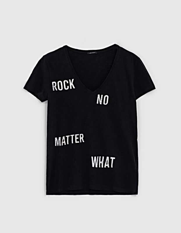 black rocker tee