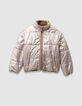 Girls’ 3-in-1 blue reversible padded jacket-3