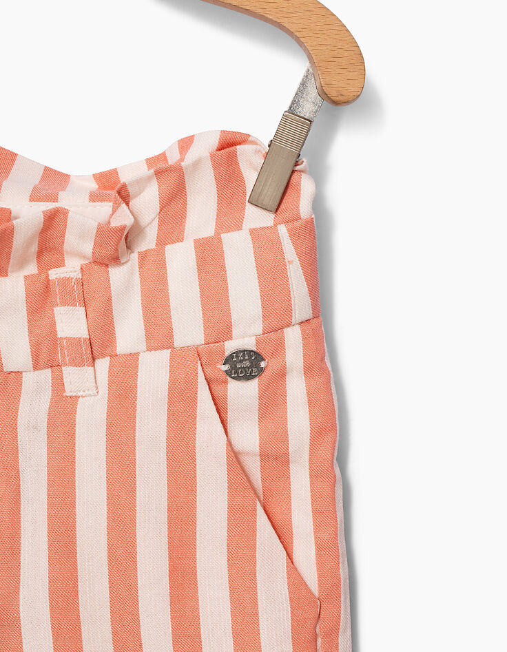 Short pêche à rayures fille-5