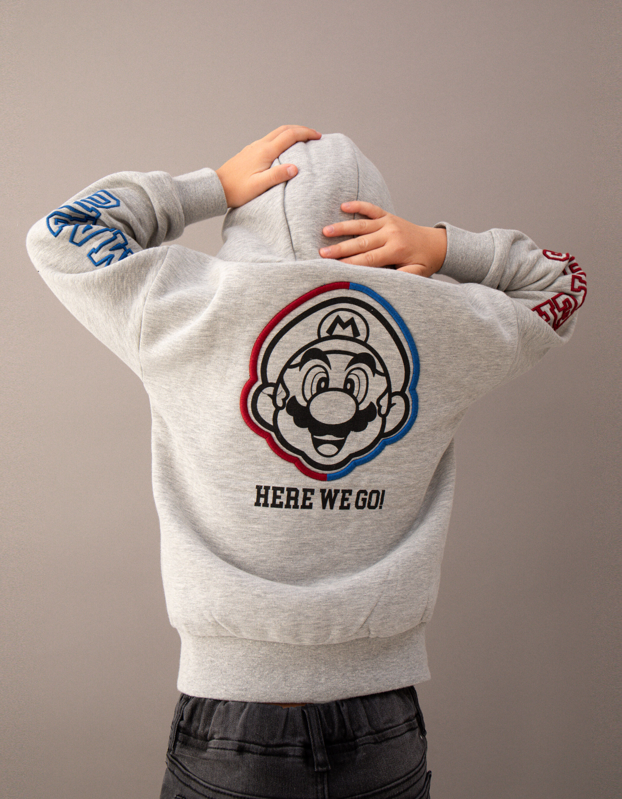 Boys mario sweatshirt cheap