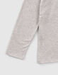 T-shirt gris visuel panth&egrave;re-gangster gar&ccedil;on-5
