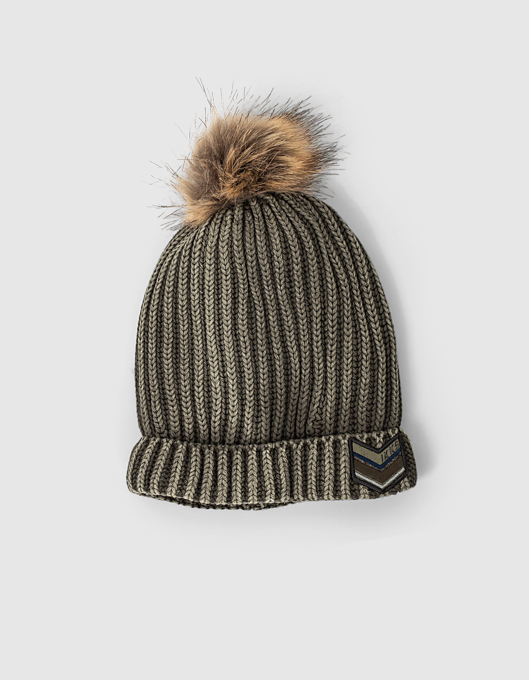 Bonnet bronze tricot cotele effet delave garcon IKKS