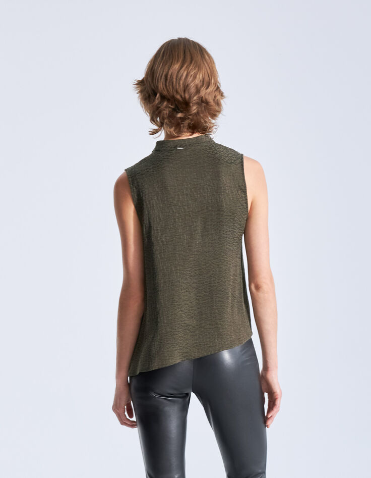 Top lichen jacquard motif army vibes Femme-3 Top lichen jacquard motif army vibes Femme-3