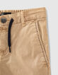 Bermudas chino beige medio cordones niño -3