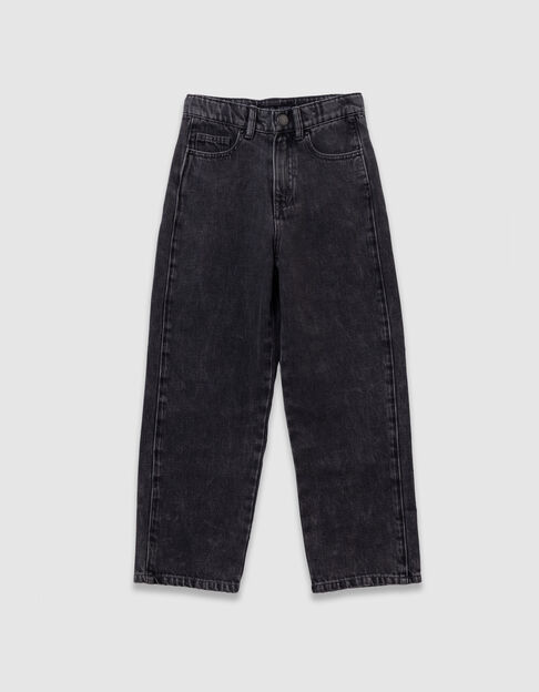 Vaqueros holgados grises con rayas laterales para ni&ntilde;os - IKKS