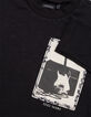 T-shirt noir coton bio guitare-ampli sur imprimé garçon-5