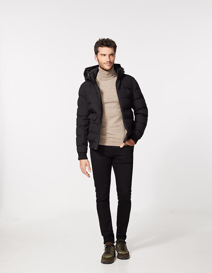 Doudoune noire esprit rock DUPONT™SORONA® Homme-7