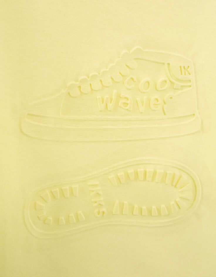 Anijs T-shirt biokatoen sneakers in reliëf jongens-4