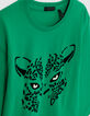 Jungen-T-Shirt aus Phosphor-Biowolle mit Leoaugen, Jungen-7 Jungen-T-Shirt aus Phosphor-Biowolle mit Leoaugen, Jungen-7