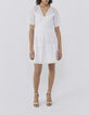 Gebroken witte jurk broderie anglaise dames-6