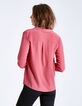 Blouse fluide en soie manches en voile femme-2