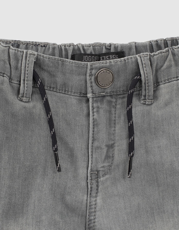 Stone Grey Jogging-Jungenjeans -2