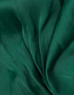 Woman's crumpled emerald top with lace detail-7