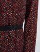 I.Code lipstick mini-flower print dress-6