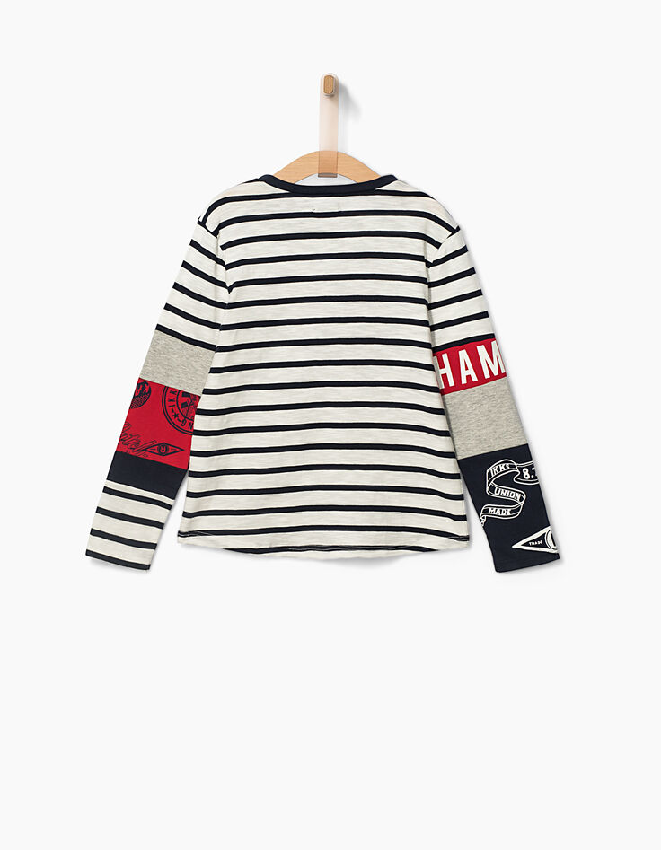 Boys’ striped T-shirt-2