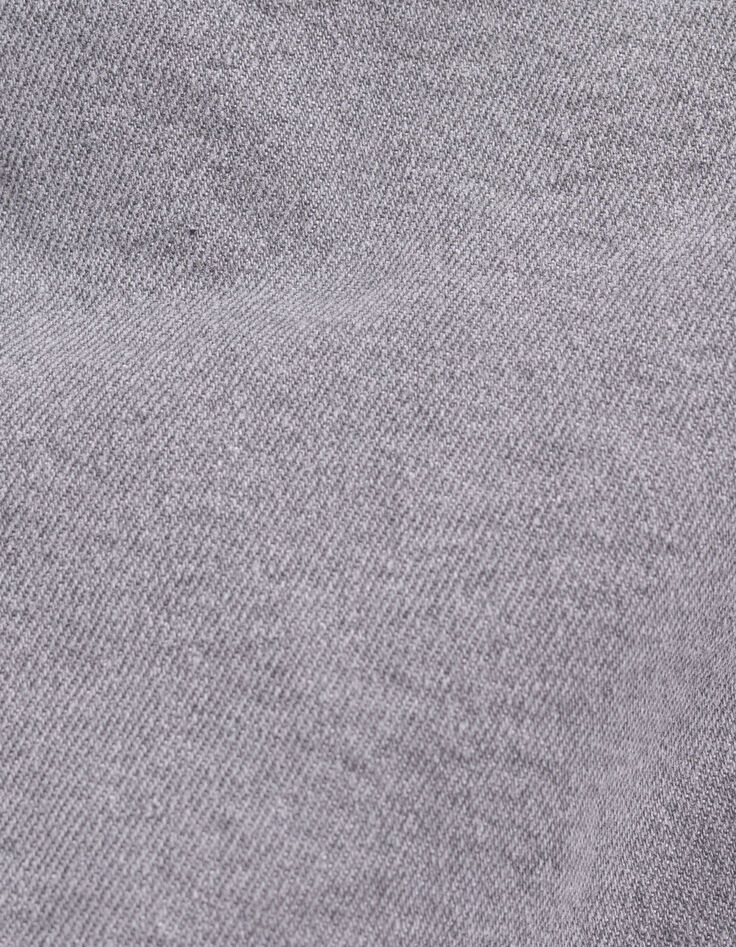 Blouson en jean gris à capuche garçon-10