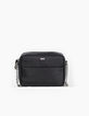I.Code black fawn print leather bag-2