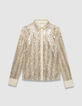 Women’s gold bead and sequin-embroidered shirt-6