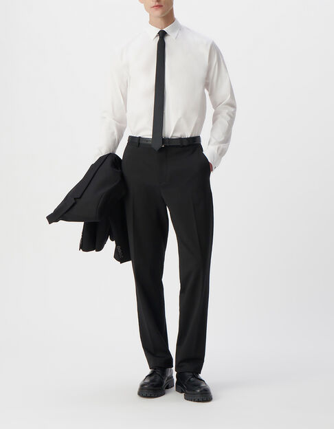 Men&rsquo;s white formal REGULAR shirt - IKKS