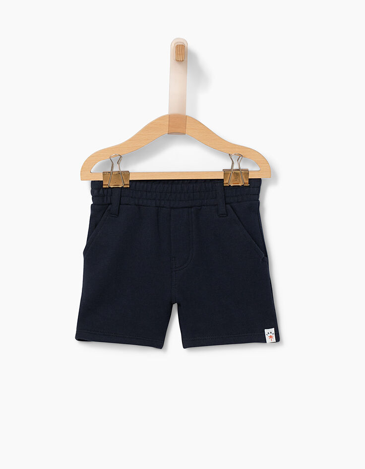 Polo y shorts felpa bebé niño-3