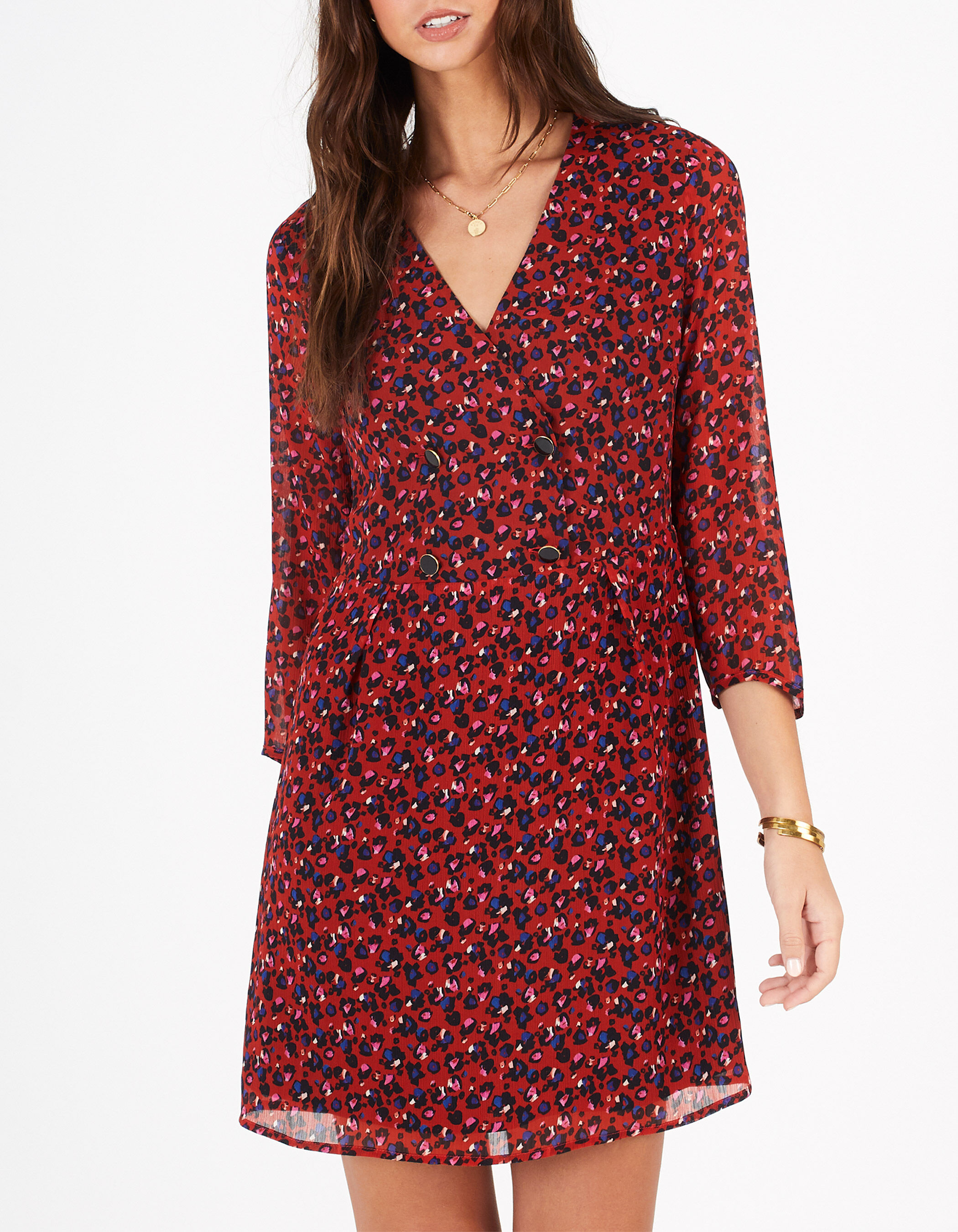 Oasis heart twist skater dress sales
