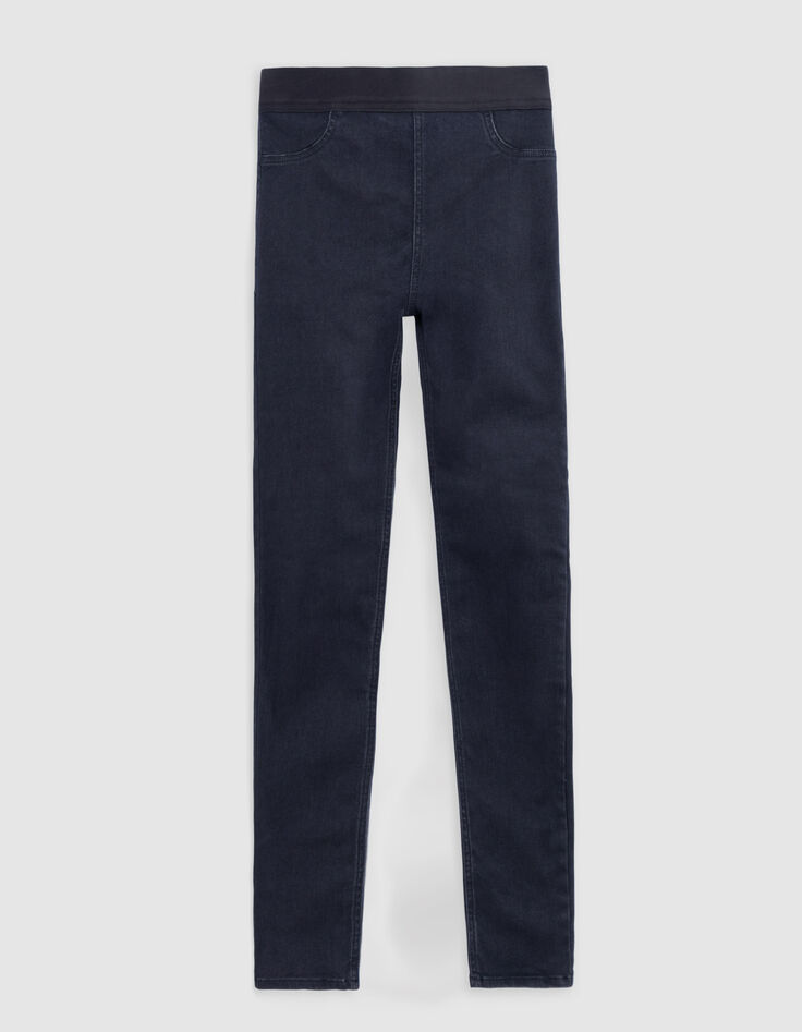 Jean jegging noir powerstretch 7/8e Femme-6