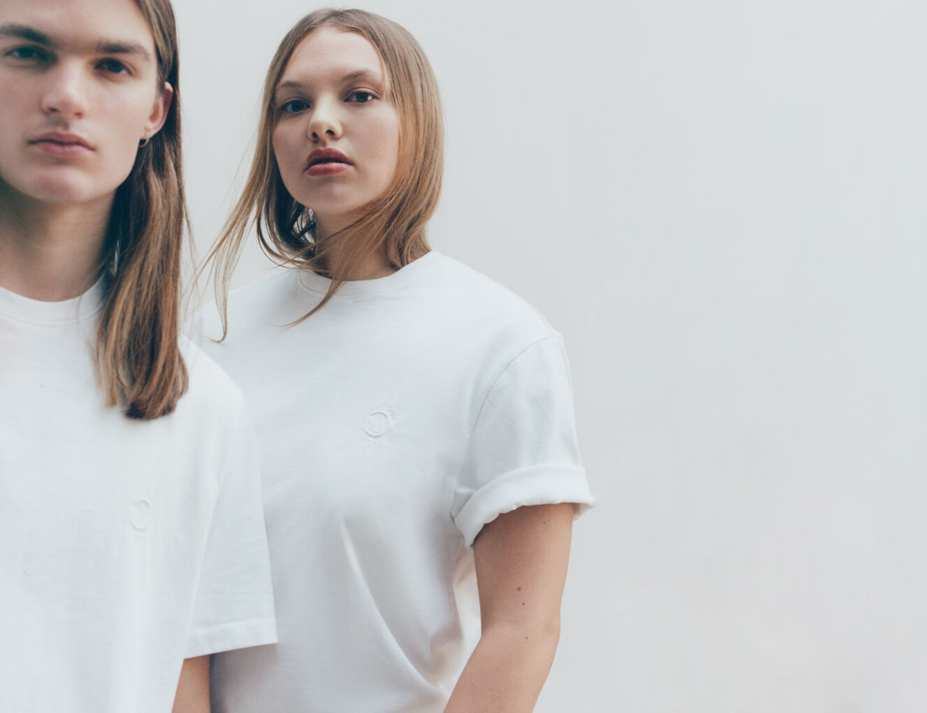 Unisex white cotton embroidered Gender Free T-shirt - IKKS-6