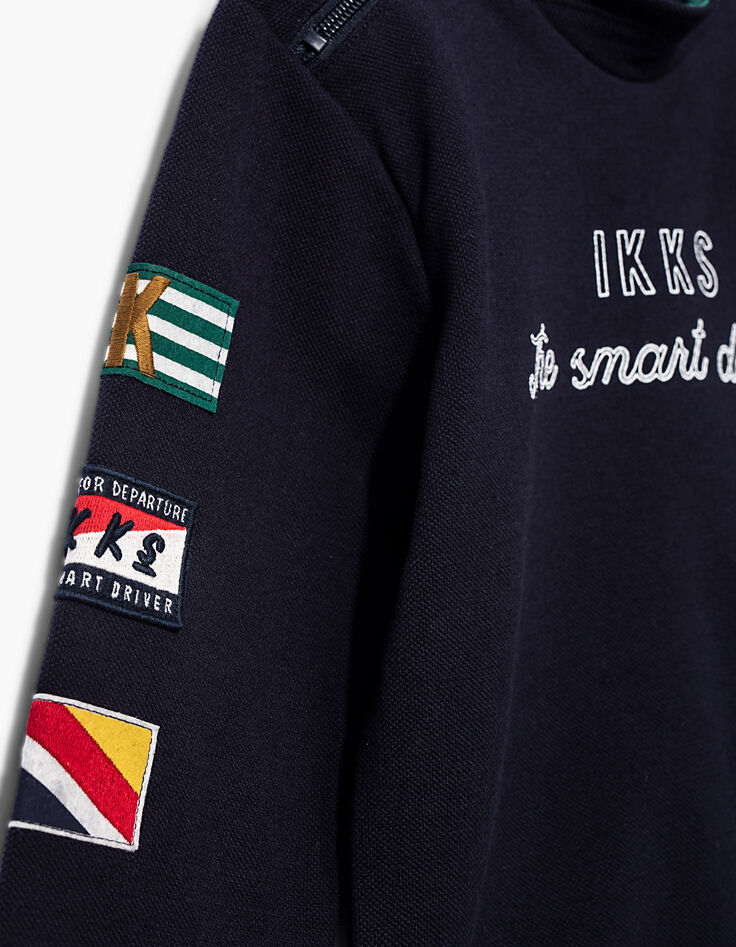 Boys' piqué sweatshirt-3