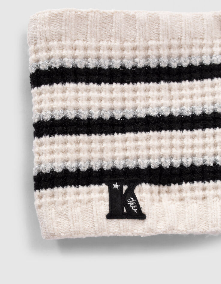 Snood crudo punto l&uacute;rex rayas ni&ntilde;a-4