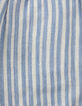 Short blanc et bleu à rayures bébé fille-5
