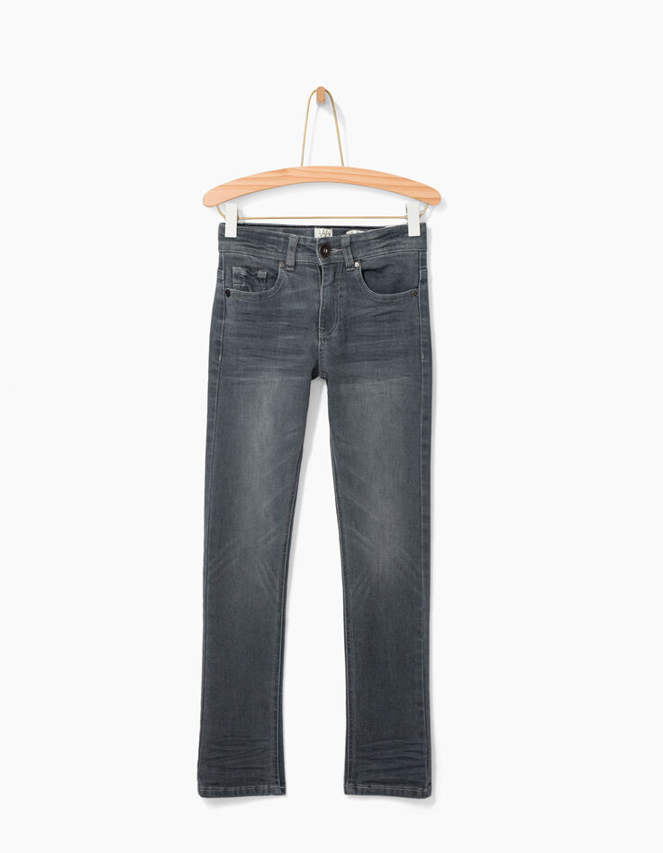 Boys’ grey slim jeans -1