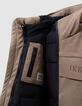 Boys’ 2-in-1 beige parka and sleeveless padded jacket-7