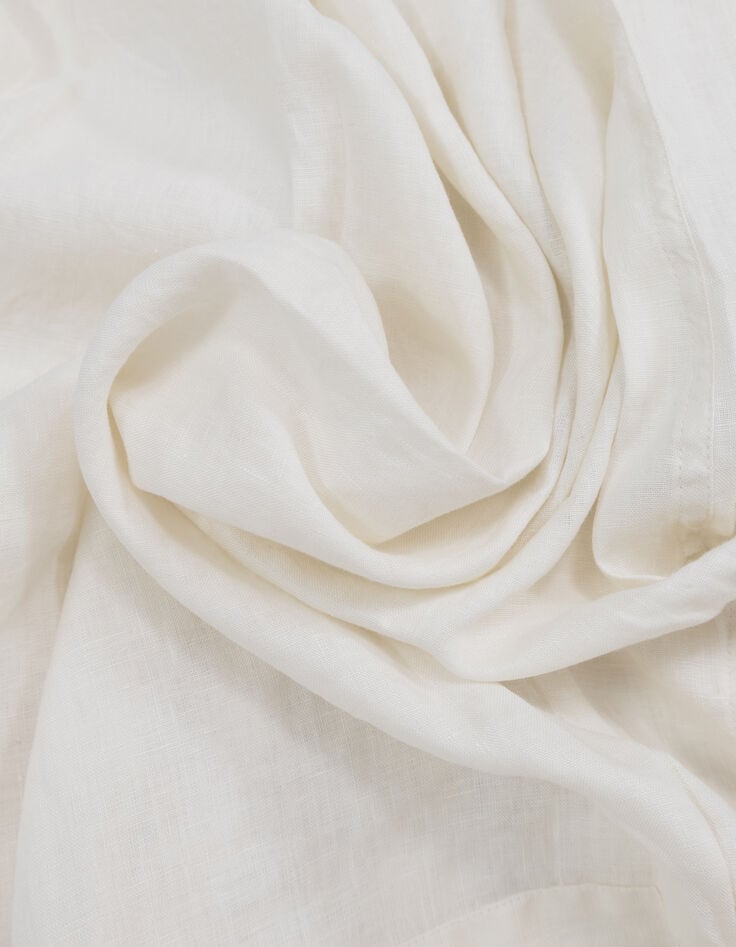 Camisa REGULAR tiza cuello Mao lino hombre-8